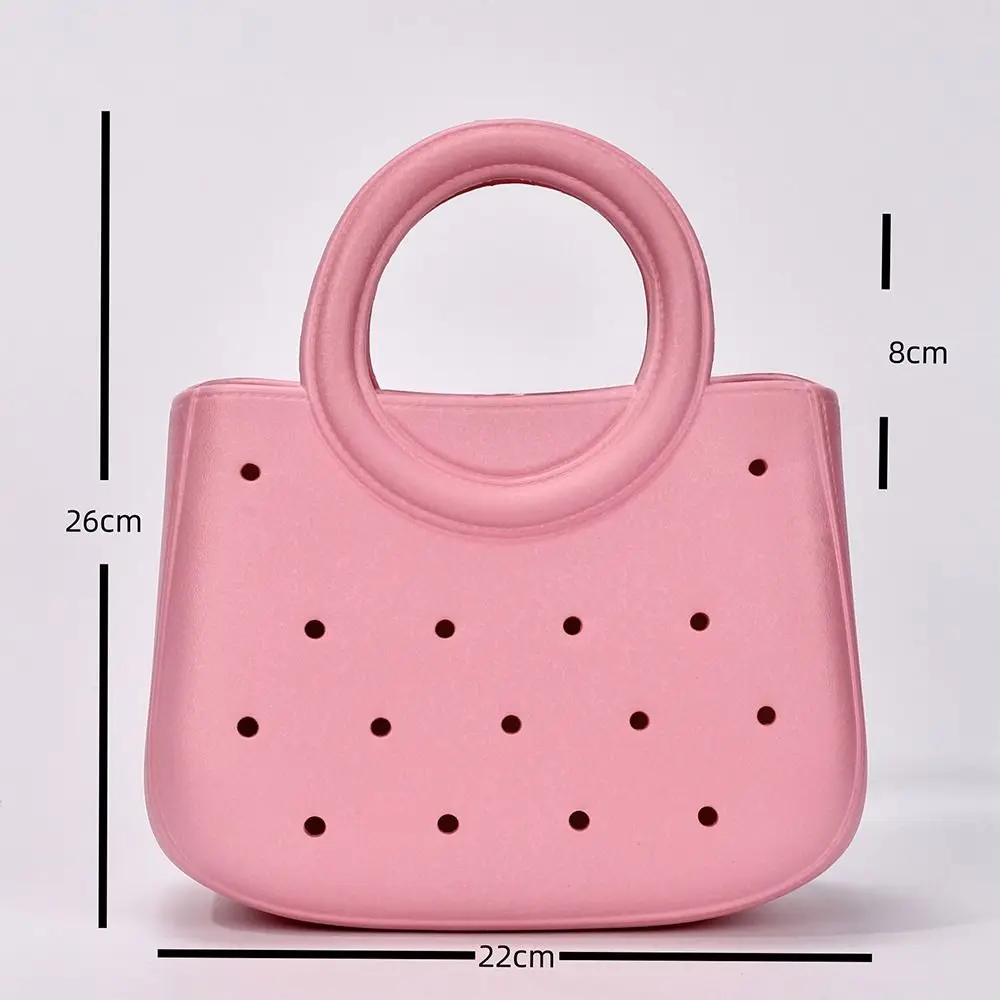 Gran oferta, bolso cruzado EVA, bolso de playa impermeable DIY, bolso de mano de gran capacidad de Color puro para exteriores