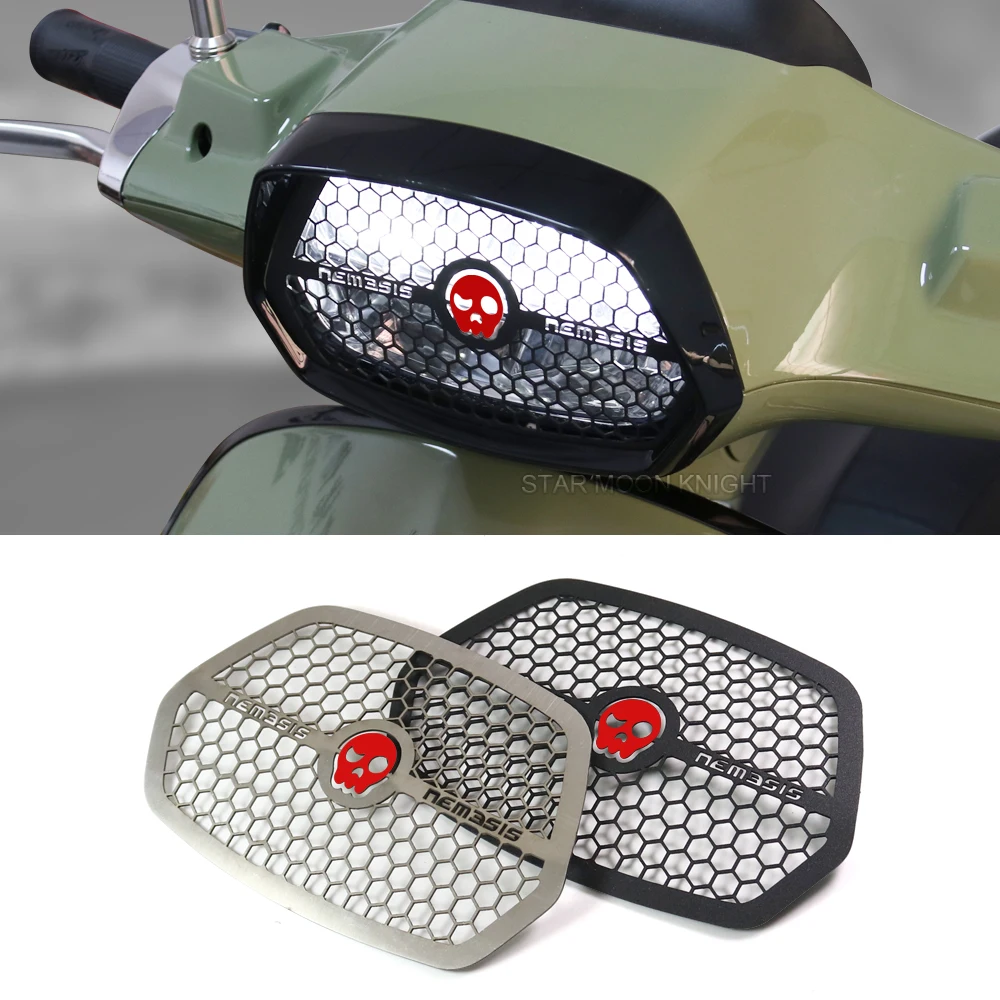 

For Vespa Sprint 150 Sprint150 2017- Headlight Protector Cover Head Light Grill Protection Guard Motorcycle Accessories