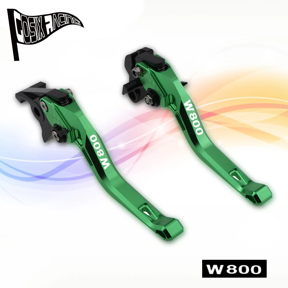 

Fit For W800/SE 2012-2016 W800 Cafe 2019-2022 Motorcycle CNC Accessories Short Brake Clutch Levers Adjustable Handle Set