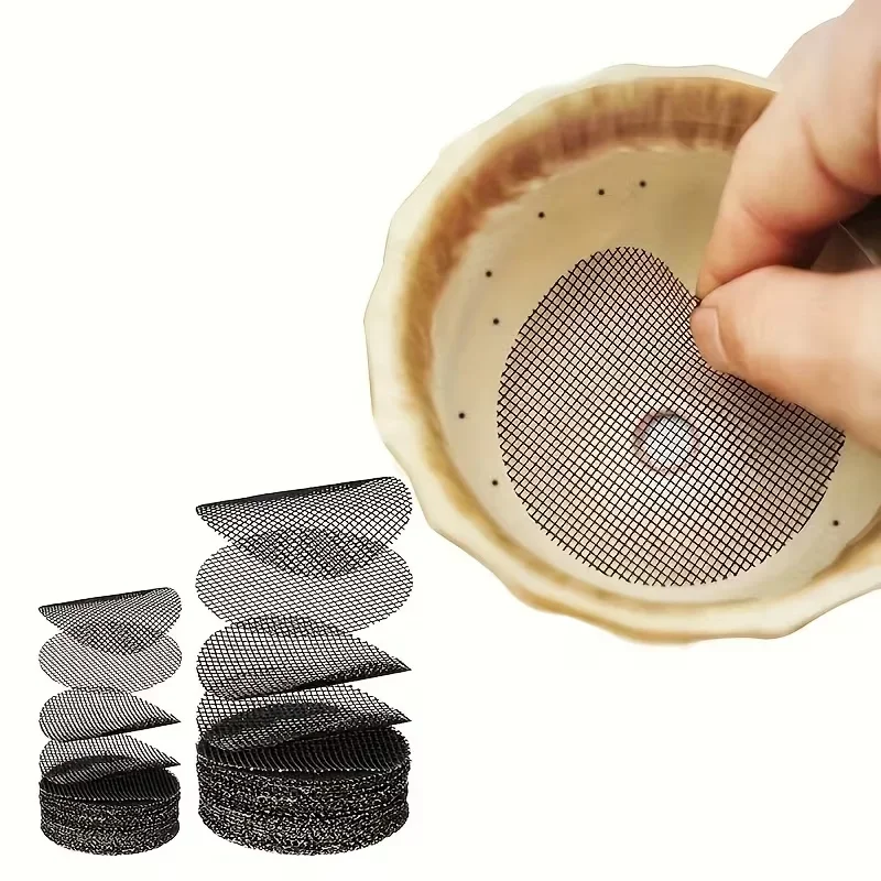 planter bottom grid mat 100pcs drainage mesh hole screen breathable plant garden's drainage mesh sturdy succulent & bonsai pot