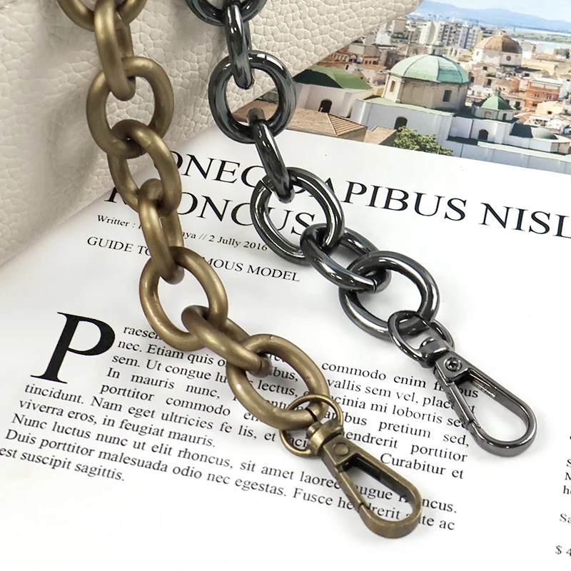 

2Pcs 30/60cm Metal Handbag Chain Bag Handle Strap Connector Extension Adjuster Chains Clutch Bag DIY Hardware Accessory