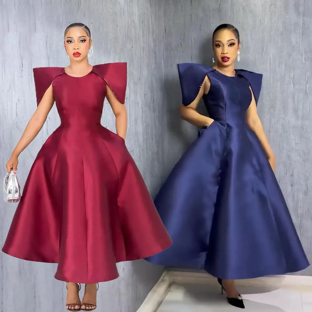 

New Fashion Chic A-Line Evening Dressadult costumes 2026 Sleeveless african dresses for woman