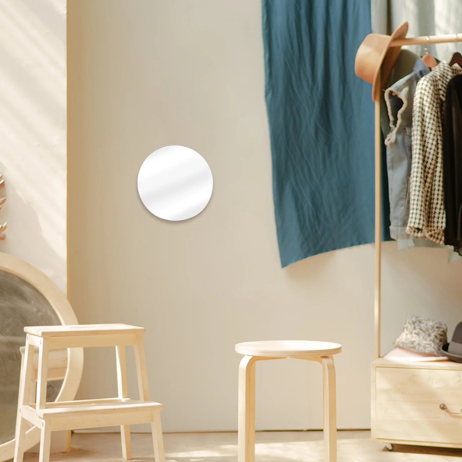 

Acrylic Photography Mirror Round Shape Elegant Decorative Props for Food Flowers Jewelry Cosmetics Photo Background