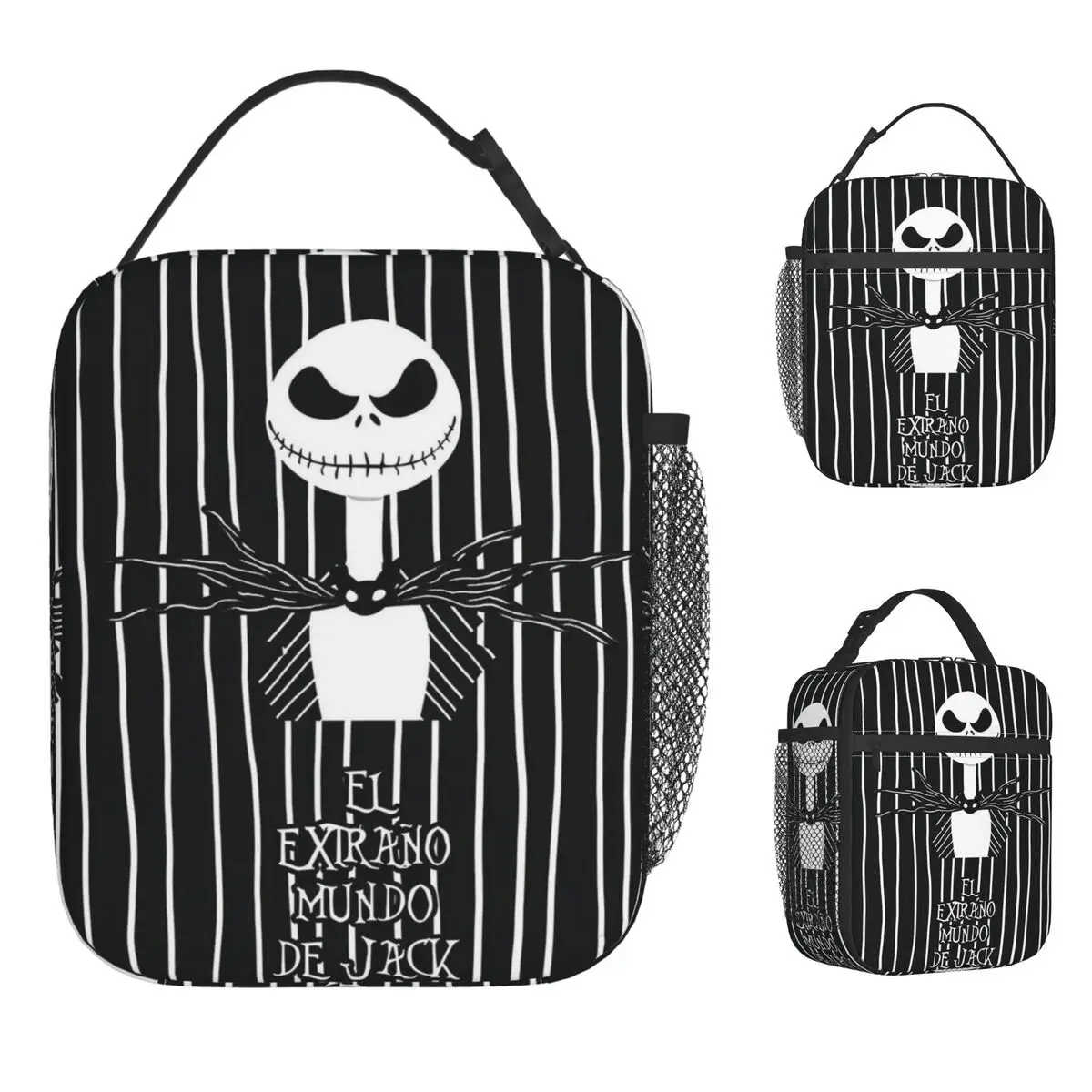

The Nightmare Before Christmas Stuff Insulated Lunch Bags Large Reusable Cooler Bag Tote Lunch Box