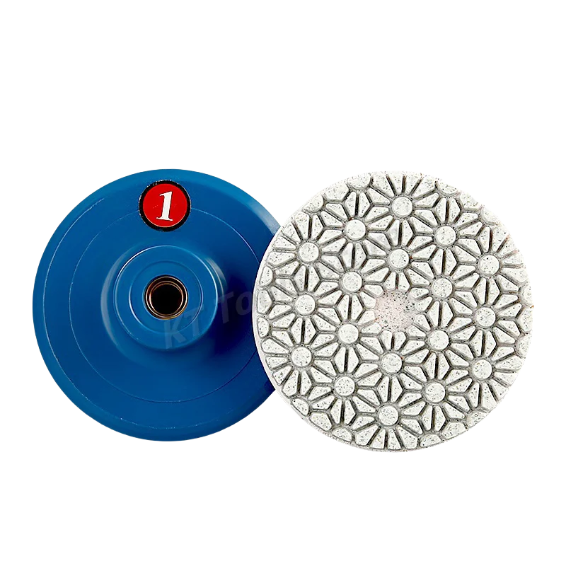 3inch 4inch Wet Polishing Pads 4 Step Diamond Polishing Disc For Concrete Granite Marble Polishing Sanding Discs Power Tools