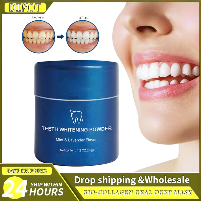Tooth Powder Fresh Breath Teeth Cleaning Powder Hygiene  Removal Yellow Stain Tooth Brightening Oral Care Tooth Cleaning Powder