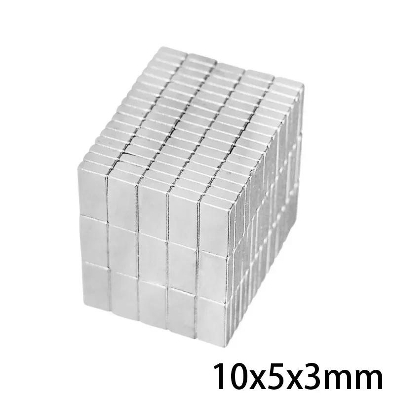 10x5x3MM Small Strong Powerful Magnets 10*5*2 Block Rare Earth Magnet 10x10x3 Quadrate Neodymium Magnet 10*10*2 10x10*5 10*5*5