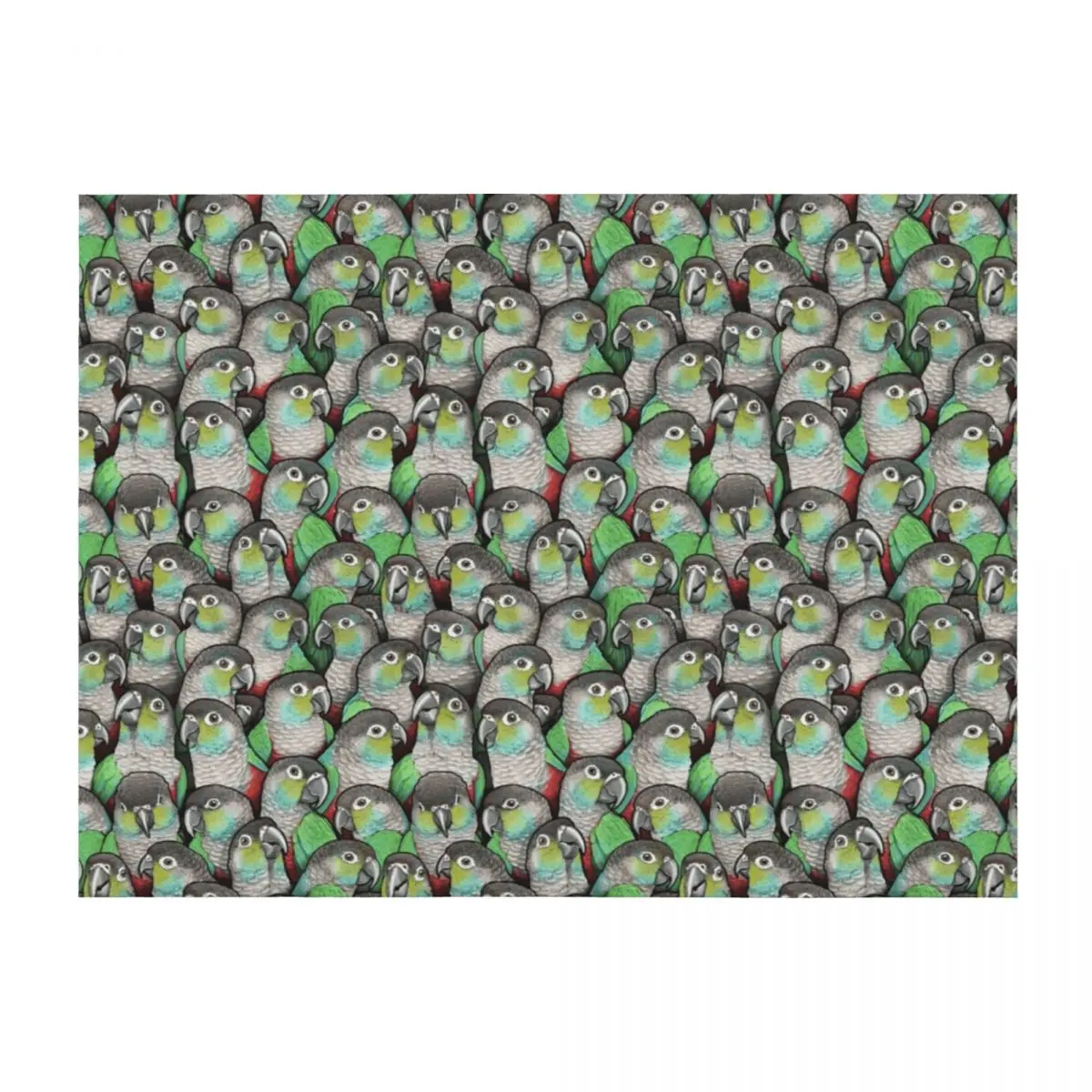 

Crimson-bellied Conures Throw Blanket Soft Big Blankets For Sofas Flannel Fabric Warm Blankets