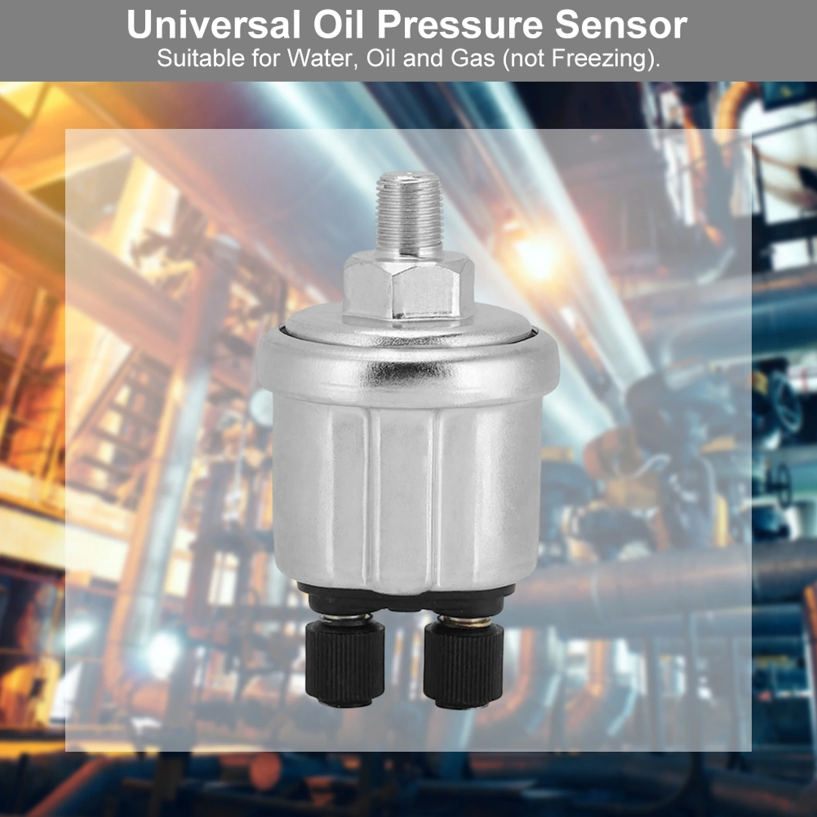 Oil Pressure Sensor 0 to 10  1/8NPT for Diesel Generator Generator Oil Pressure Sensor