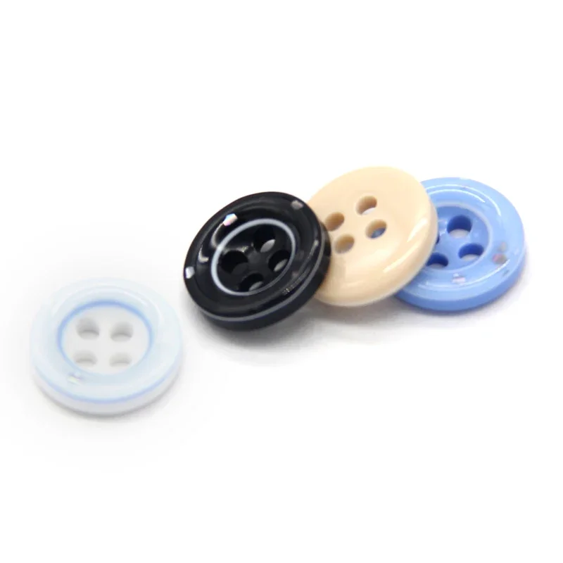 20pcs 9mm Mini Blue Round Sewing Shirt Resin Buttons For Clothing Children Decorative Handmade DIY Crafts Accessories Wholesale