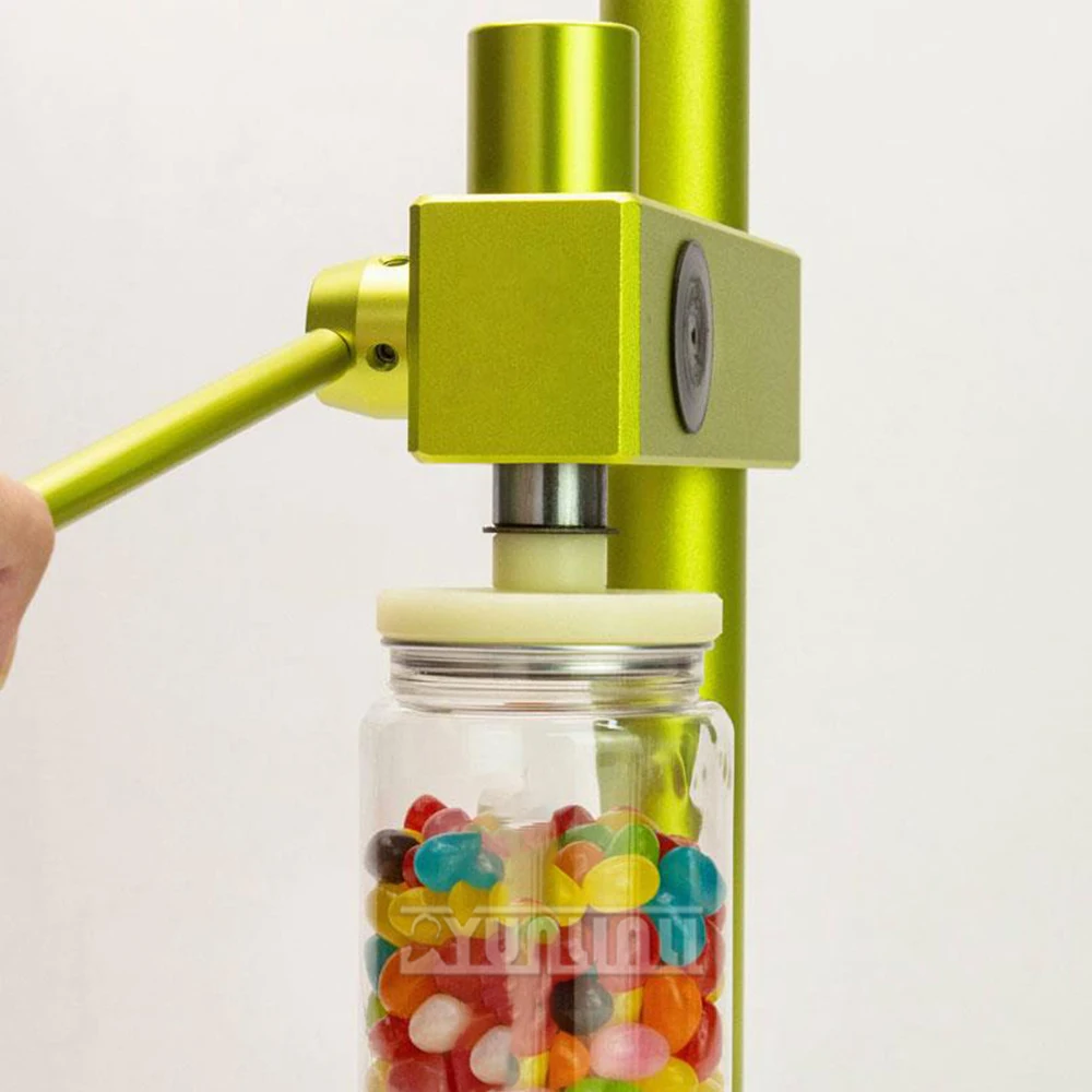 Commercial Can Sealing Machine Manual PET Bottle Sealer Food Beverage Soda Packer