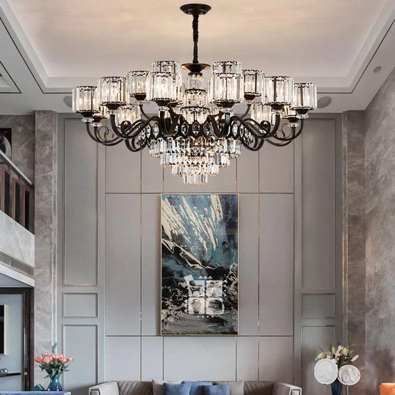 

Crystal restaurant light luxury main modern simple atmosphere American 2025 new model