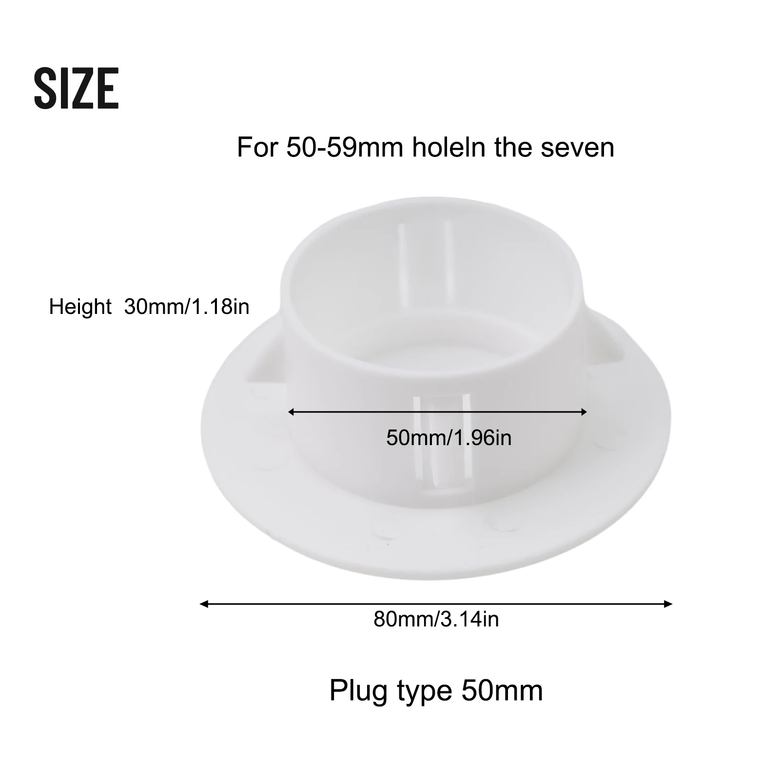 New Practical Decorative Cover Cap 1pc 40-100mm Accessories Decor Protective Wall Hole Cover Decorative Fittings