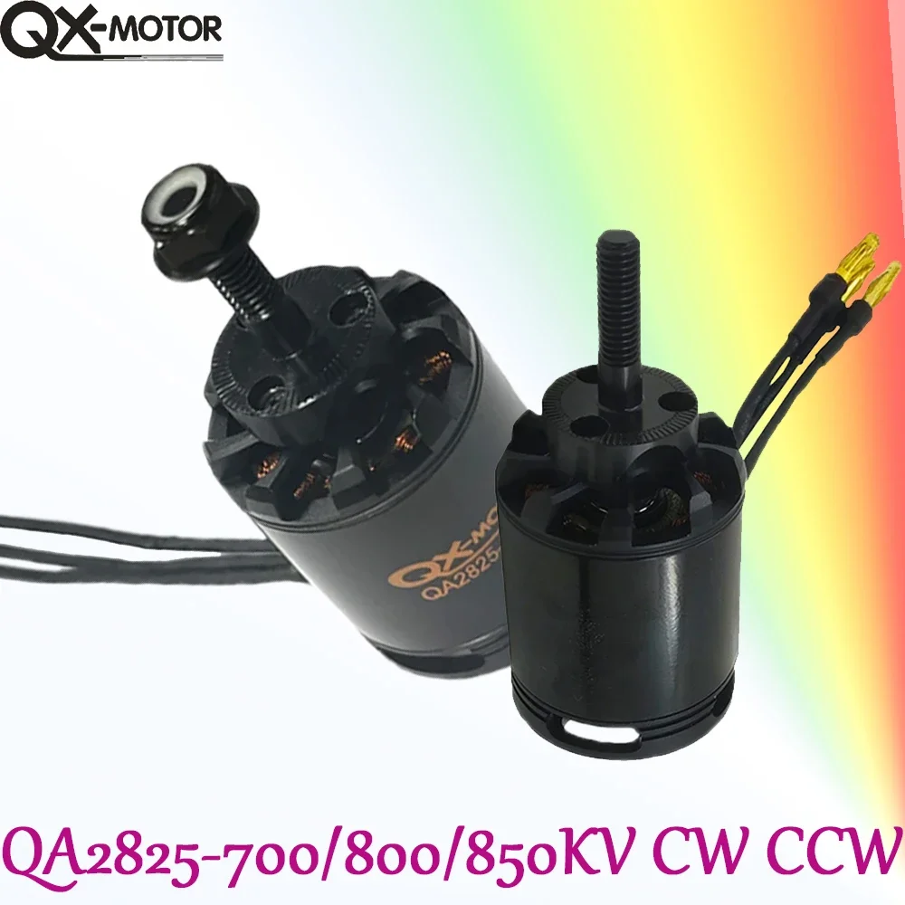 QX-MOROT Brushless motor QA2825 700/800/850KV CW CCW, equipped with 60A electric adjustment, suitable for Rc quadcopter aircraft