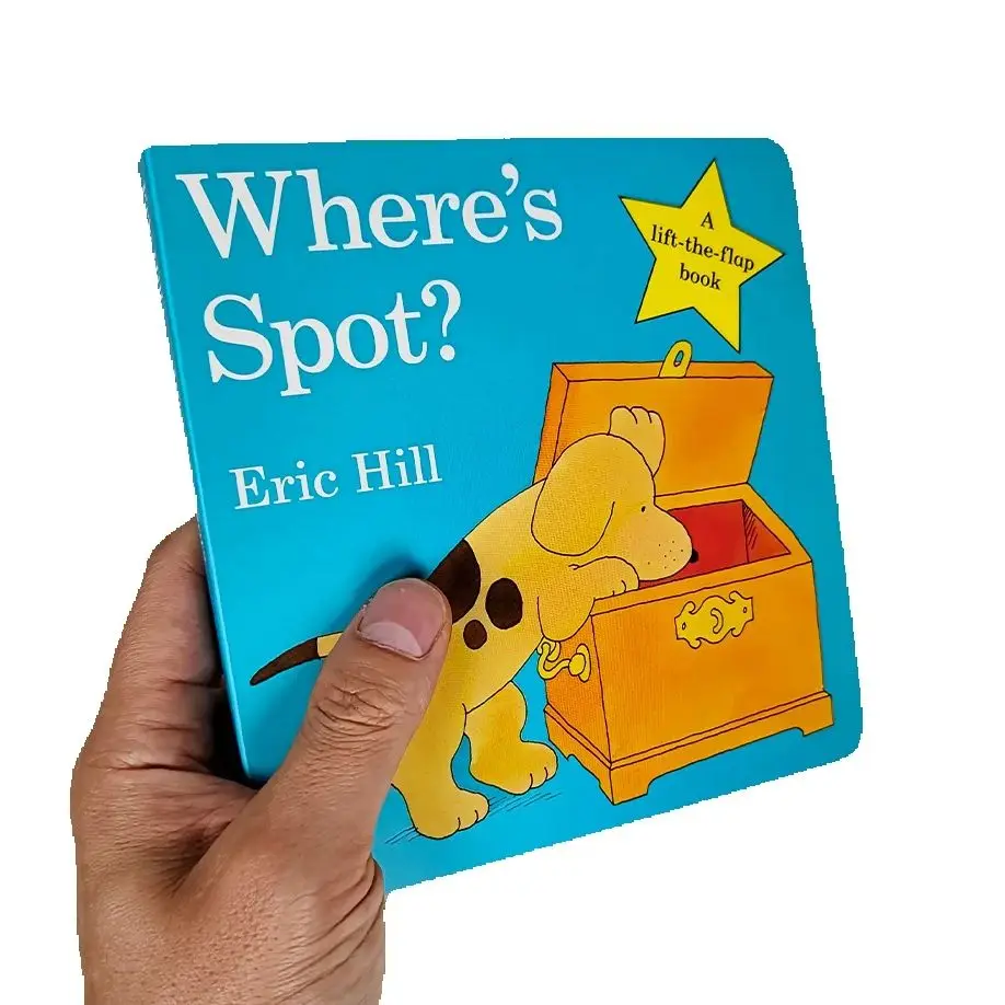 Where is Spot English children's cardboard flipping book with audio