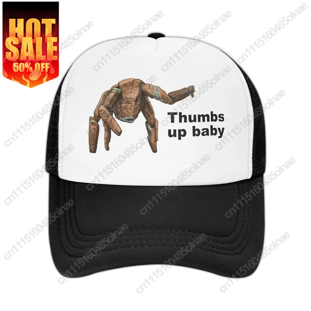 Project Hail Mary Rocky Thumbs Up Baby Foam Trucker Men Women Summer Outdoor Mesh-Back Golf Cap Fashion Sun Hat