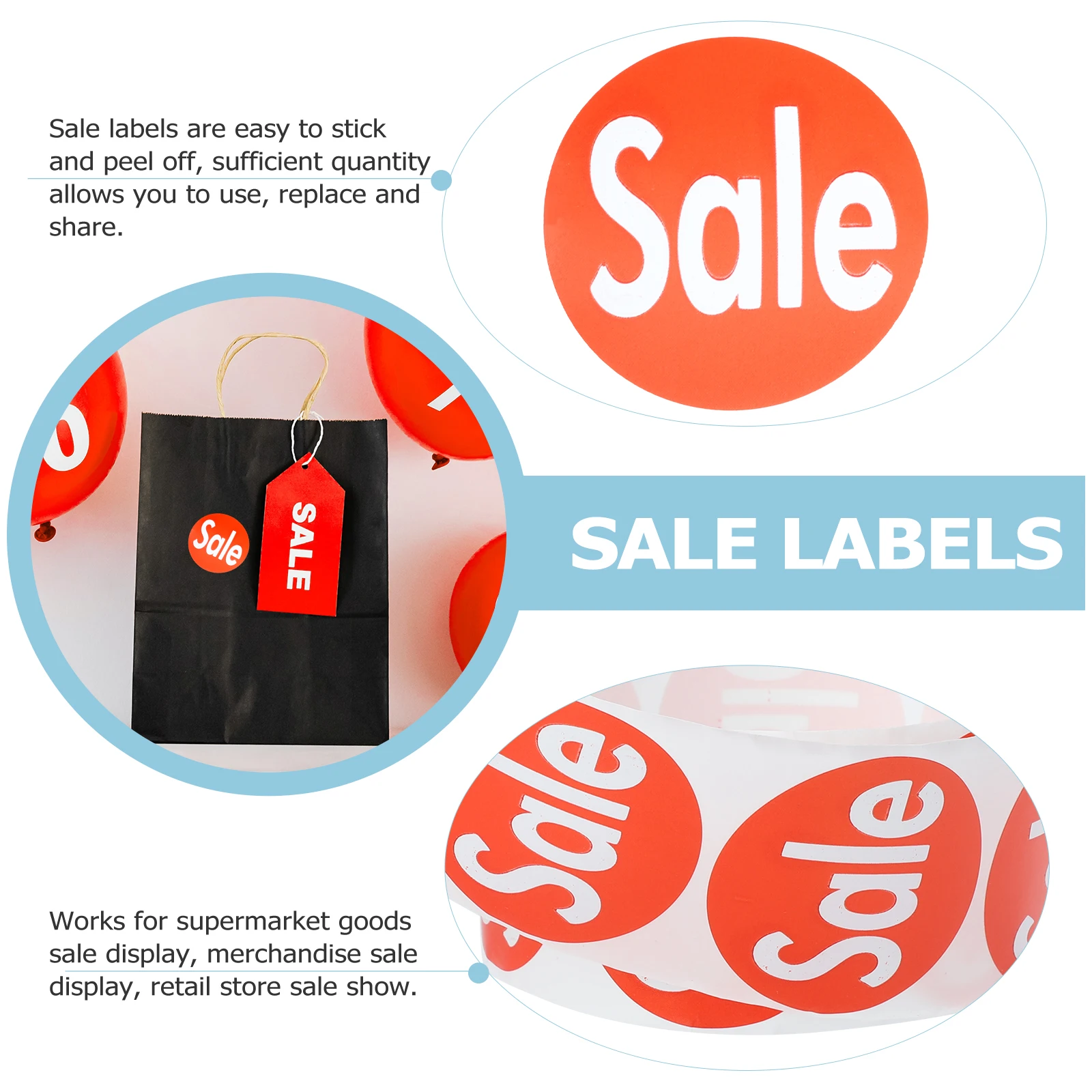 

2 Rolls Retail Sales Stickers Fabulous Workmanship Paper Material Resale Stores Clearance Thrift Shops Merchandise Show