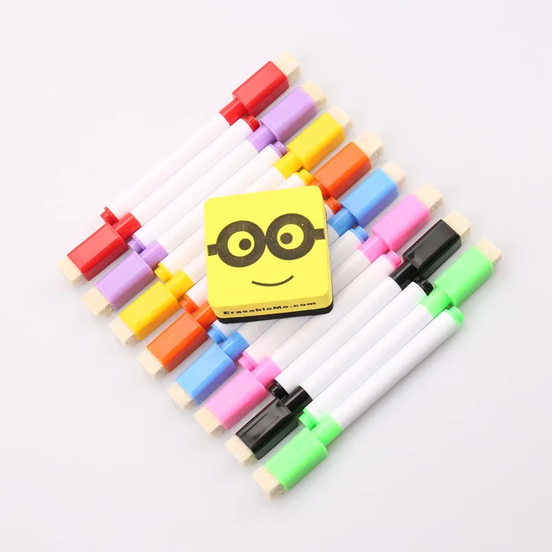 

8 цветов/набор, маркер для белой доски, ручка для сухого стирания, цветная белая доска для офиса, FINE TIP