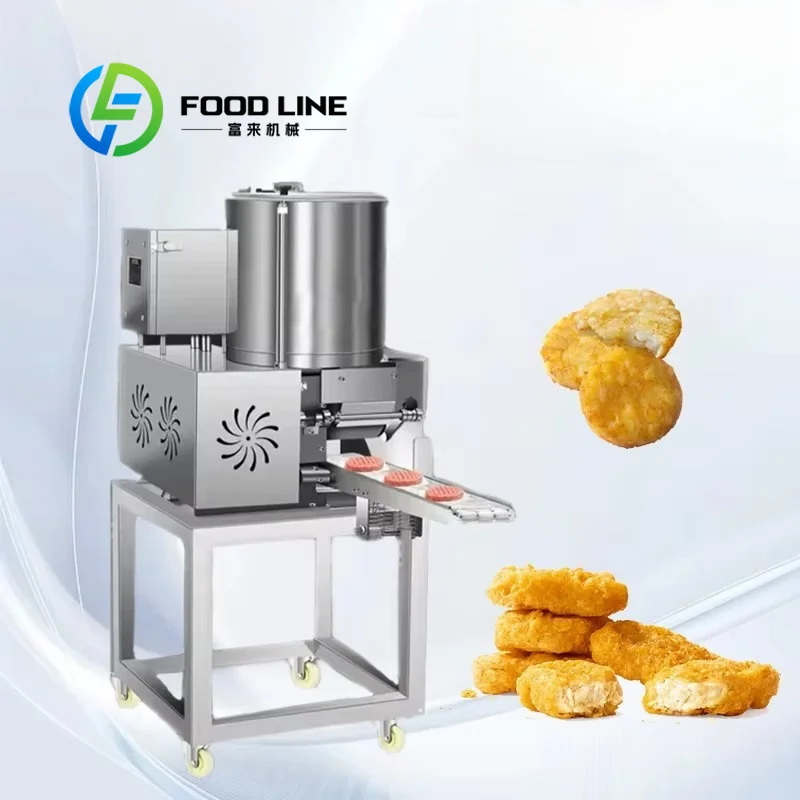 Automatic Hamburger Patty Forming Machine, Intelligent Control Panel Time‑Saving Labor‑Saving Commercial Burger Patty Maker