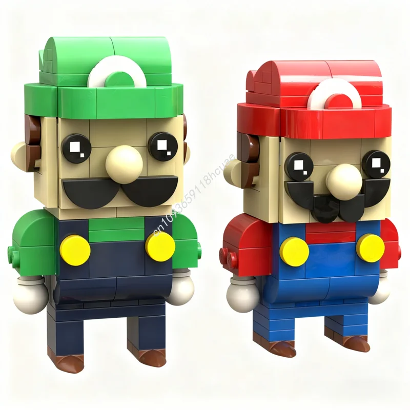 

281pcs MOC Brickhead style Italian Plumber br Model Building blocks DIY idea Kids Architecture craft toys Christmas gifts