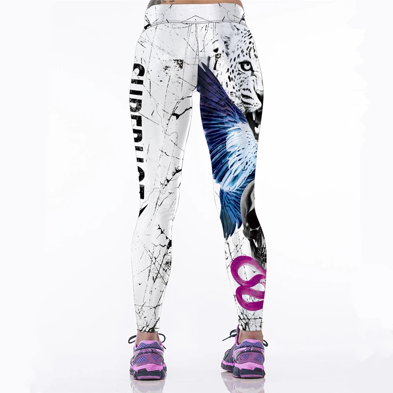 Women Leggings Sport Leopard 3D Print High Waist Gym Legging Quick Dry Running Trouser Workout Pant For Yoga Lady Fitness Tights