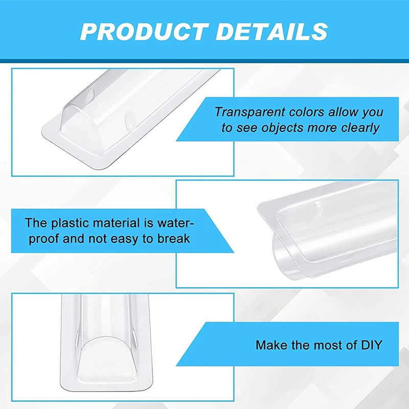 Tempat kartu uang 25/50 buah dengan stiker plastik Dome Lip Balm tahan air dompet uang bening DIY hadiah untuk wisuda Natal