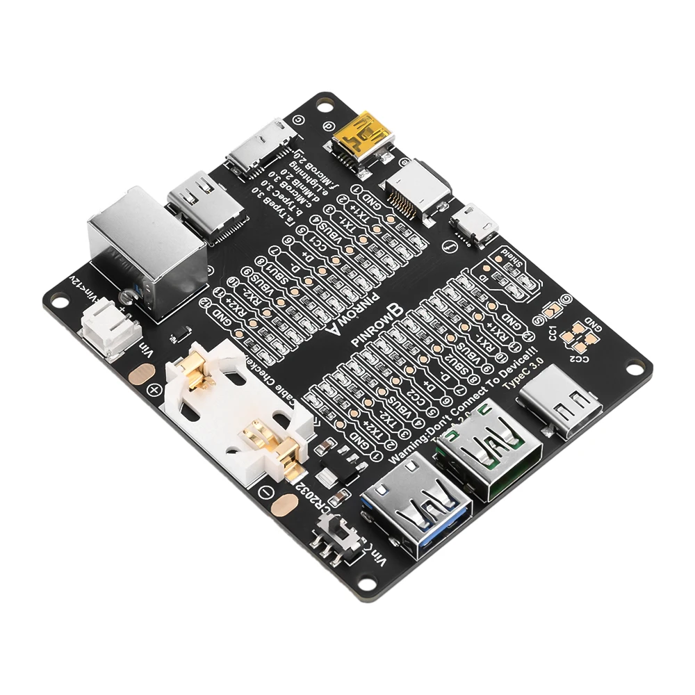 Imagem -05 - Cabo de Dados Usb Placa de Detecção para Tipo-c Micro Usb a b Cabo Tester Curto-circuito on Off Comutação Ferramenta de Diagnóstico