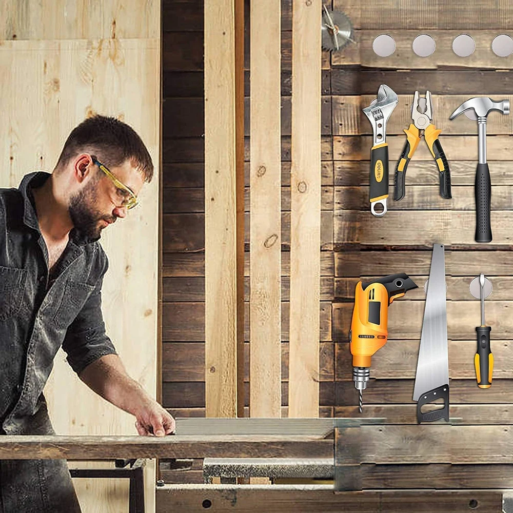 แม่เหล็กติดตู้เย็นขนาด 20x20 มม. สำหรับงาน DIY สำนักงาน ไวท์บอร์ด ห้องทำงาน เครื่องมือที่เหมาะสมสำหรับบ้านและที่ทำงาน