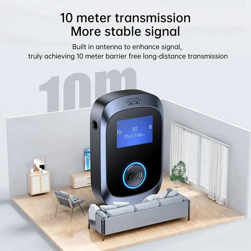 Многофункциональный аудиоадаптер Bluetooth, беспроводной адаптер, стерео музыка, 3,5 мм, AUX, музыкальный беспроводной адаптер без потерь