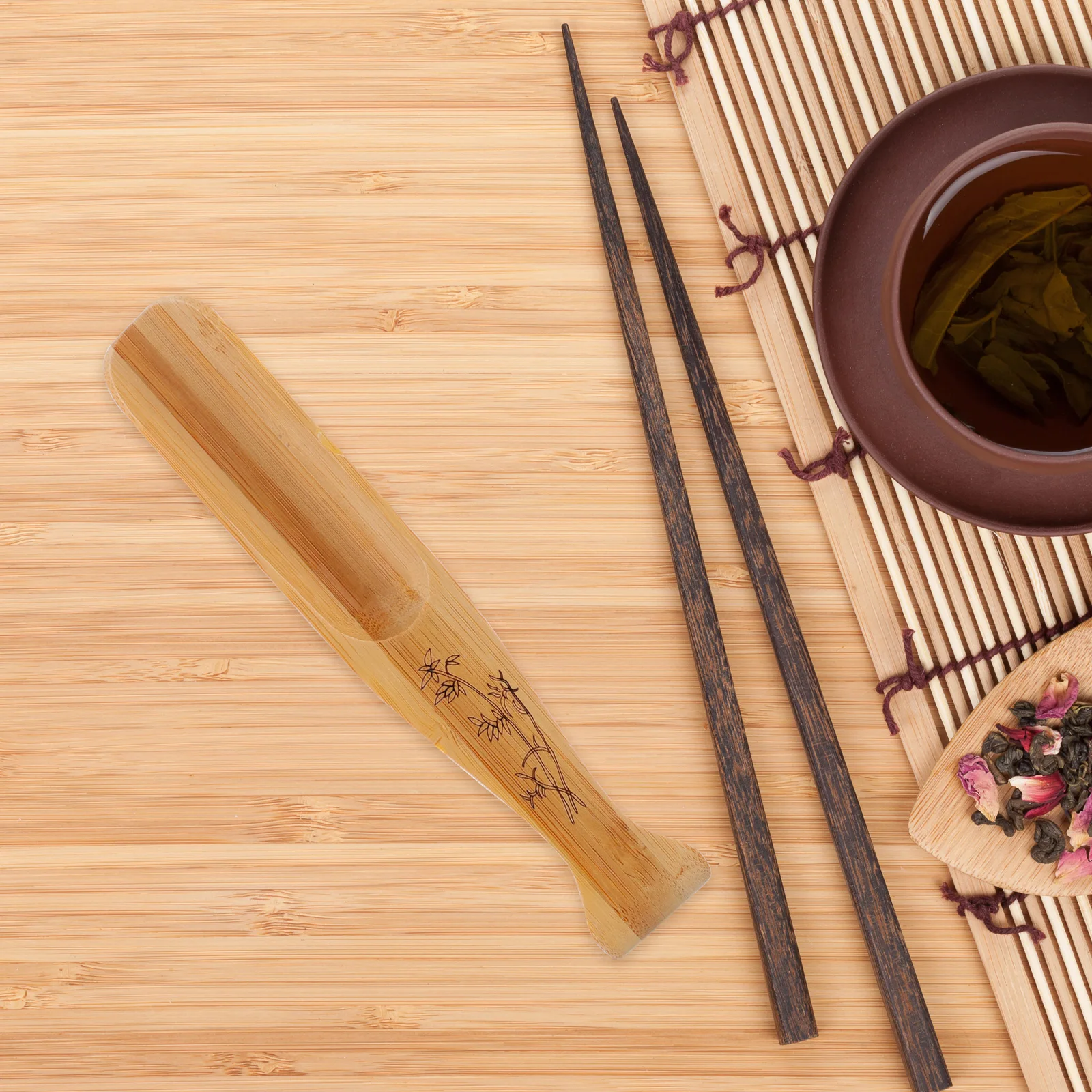 

Tea Spoon Dry Leaf Scoop Mini Spoons Teaspoon Chenes Chinese Utensils Bamboo Kung Fu Scoops