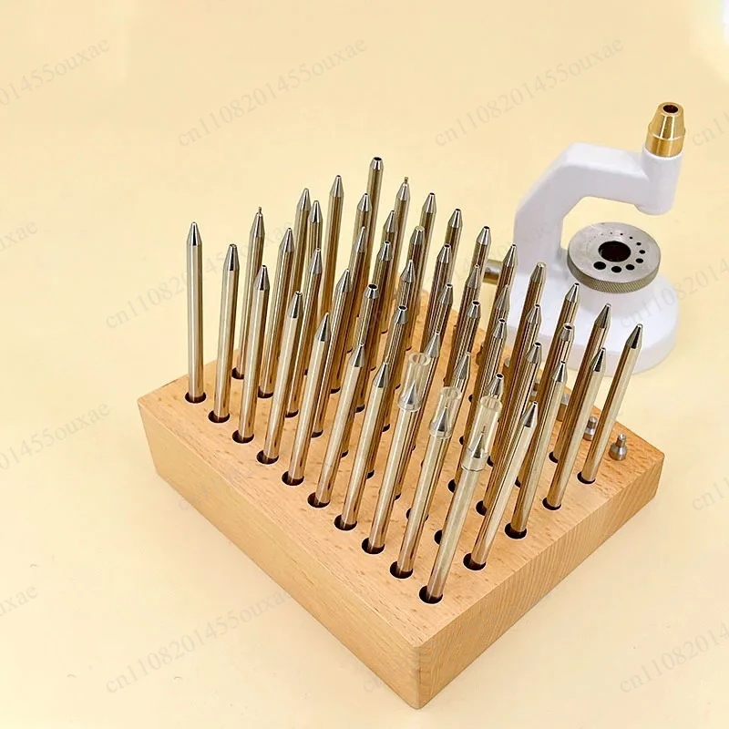 Heavy Duty Watch Staking Riveting Tool Kit Full Set Steel Punches Watch Repair Press Tool For Watchmaker Workshop Service