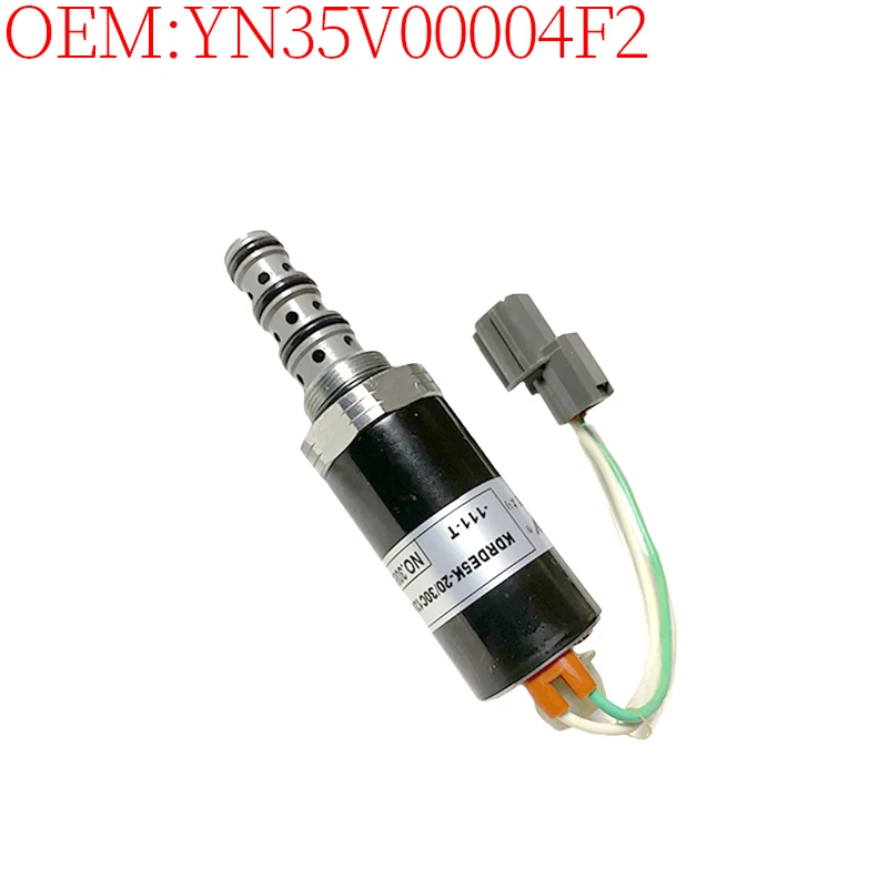 

Solenoid Valve YN35V00004F2 KDRDE5K-20 30C12A-101 for Kobelco SK200-2 SK220-2 Excavator Accessories Construction Machinery Parts
