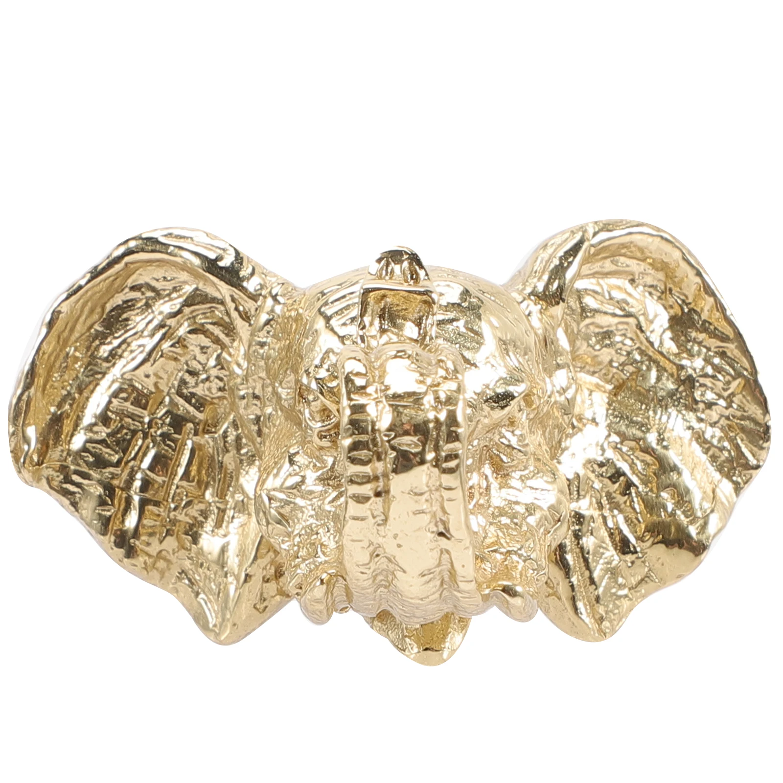 

Vintage Style Elephant Head Brass Cabinet Knob Durable Drawer Pull Handle For Wardrobe Bookcase Shoe Cabinet Home Decor