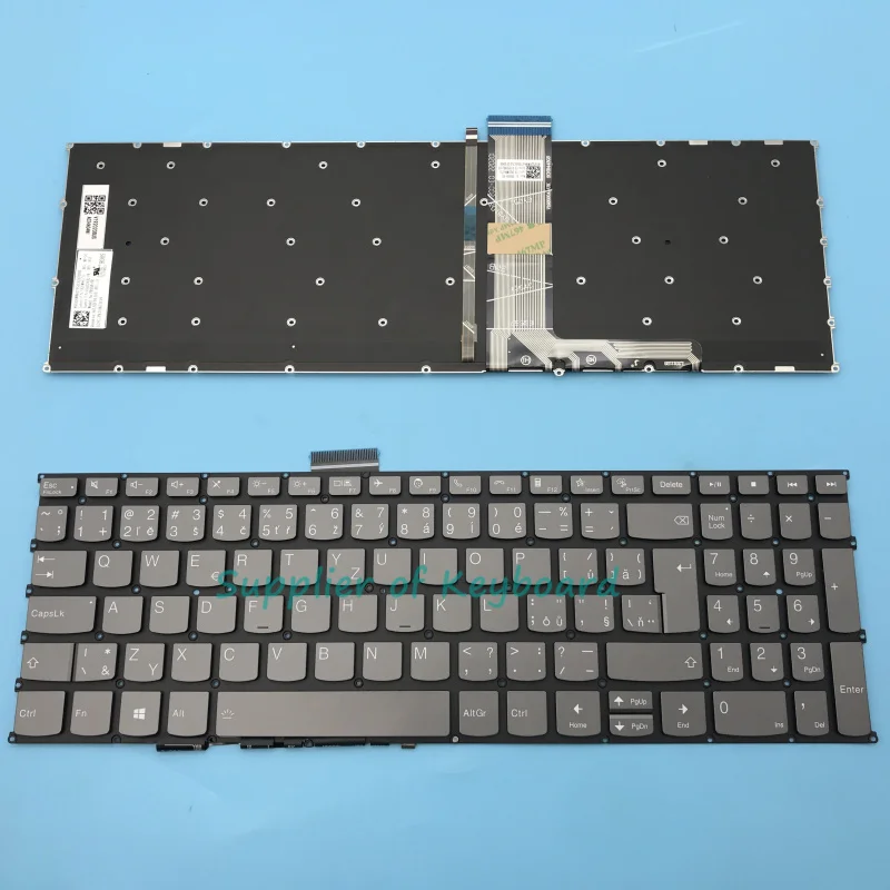 NEW US/RU/UK/SP/FR/PO/HU/CZ Keyboard For Lenovo IdeaPad Slim 3 15ABR8 3 15AMN8 3 15IAN8 3 15IRU8 3 15IAH8 83ER 3 16ABR8 3 16IRU8