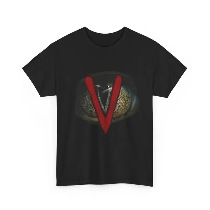 Reptilian Alien V The Visitors 80s TV Series Retro Sci-Fi T-Shirt