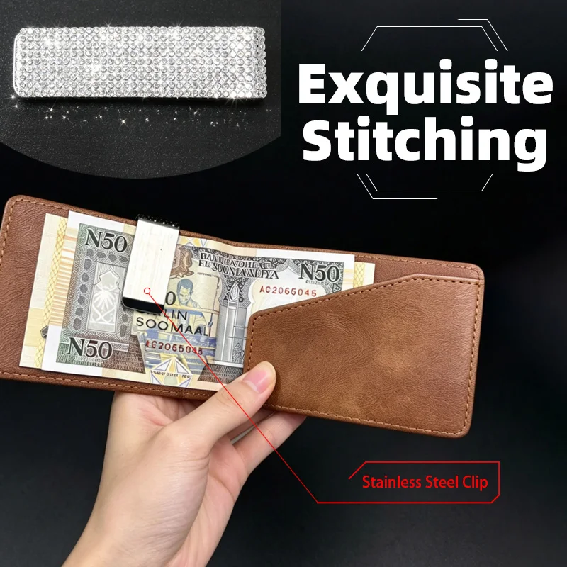 2026 New DIY Rhinestone-Embellished Letter License Holder, Vintage Soft Leather Driving License Card Holder, Personalized Decorative Motor Vehicle Document Case