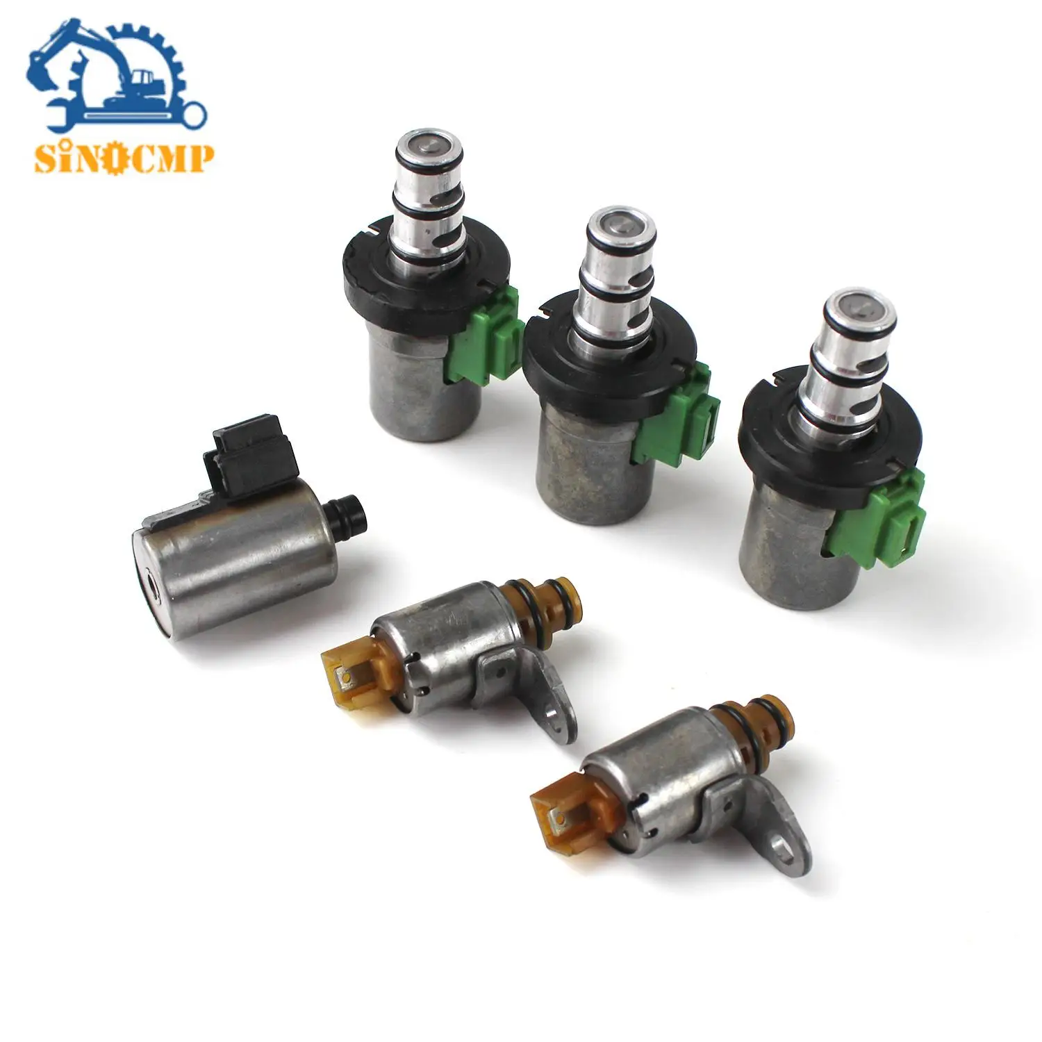 6 pcs 4F27E Transmission Shift EPC PWM Solenoid 48420K-R 4F27E For Mazda 2 3 5 6 CX-7 MPV Professional Auto Replacement Parts