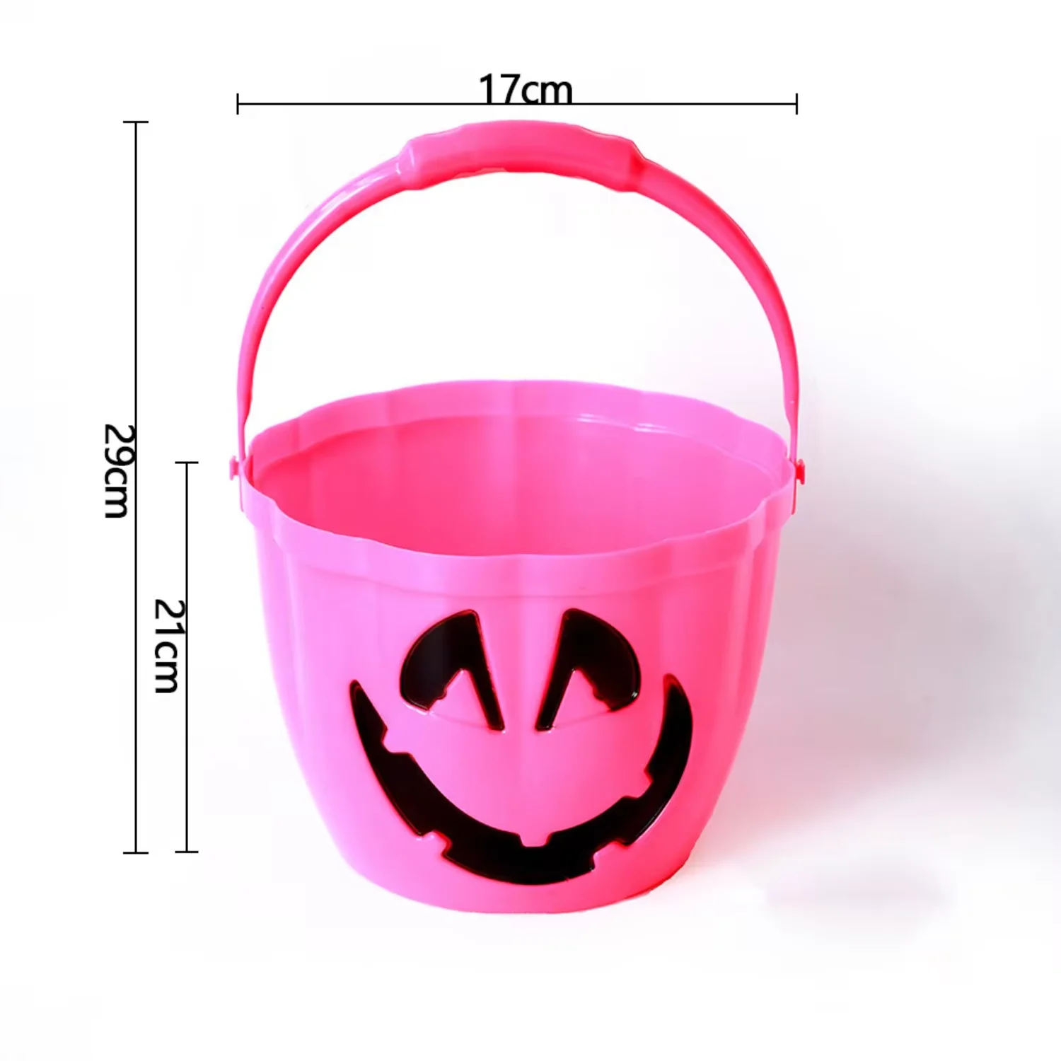 Halloween Portable Pumpkin Basket Trick Or Treat Colorful Children Toy Candy Storage Buckets