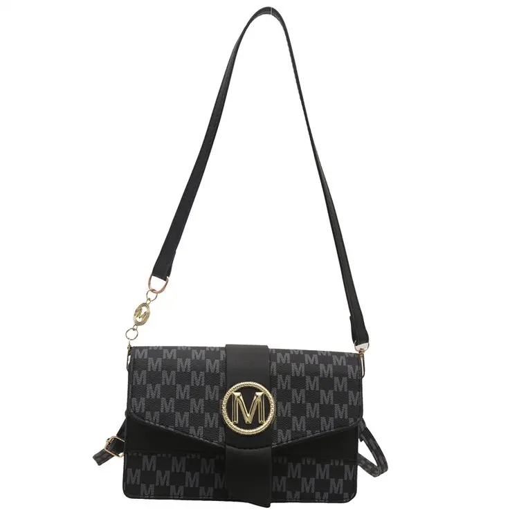 

2026 New Women's Monogram Square Bag, Adjustable Shoulder Crossbody Bag, Unique Minimalist Elegant Purse for Casual Daily Use
