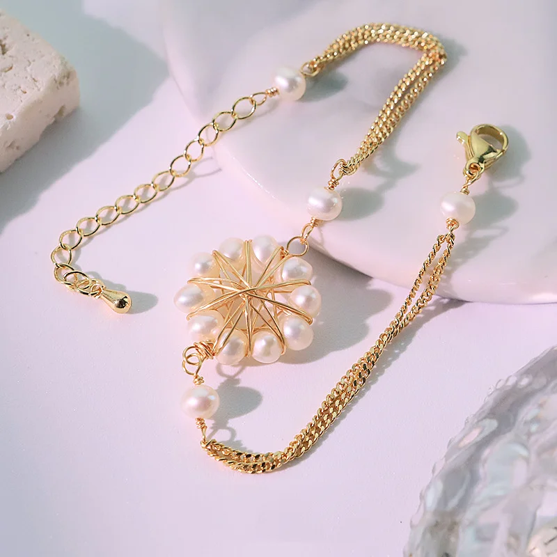 سوار أنيق بتصميم زهور وخرز لؤل - مراجعة Women'S Accessories Gift Ideas وسعره