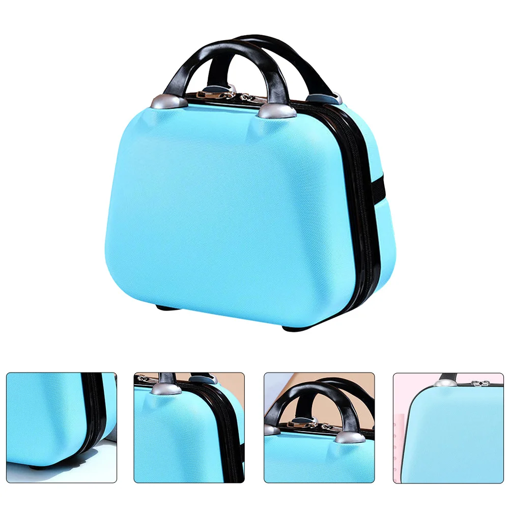 

Storage Box Large Capacity Portable Makeup Bag Travel Toiletry Case For Women Zipper Closure Multi-Purpose Lightweight