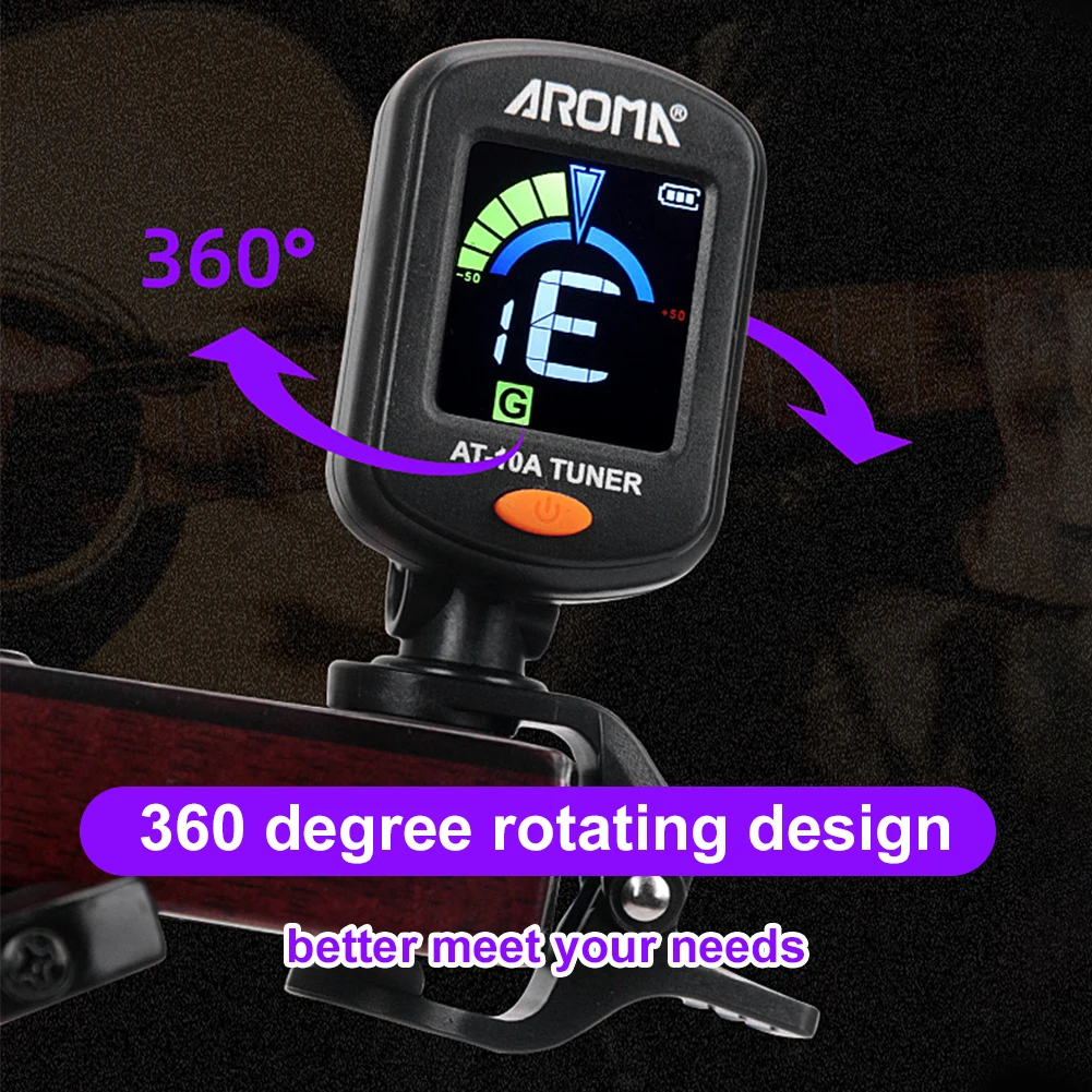Afinador de Guitarra Dobrável  - Guitar Tuner Clip avaliação e preço