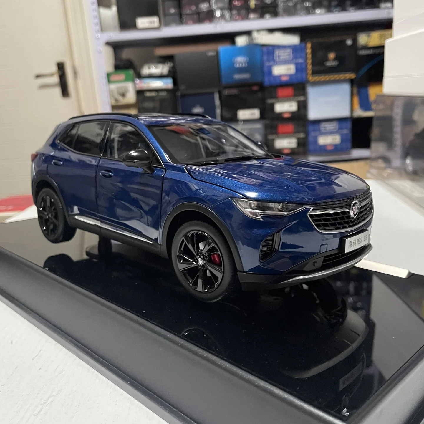 مقياس 1:18 مصنوع من خليط معدني بويك ENVISON S GS PULS 652T ألعاب سيارات نموذج كلاسيكي للحنين هدايا تذكارية للكبار عرض ثابت