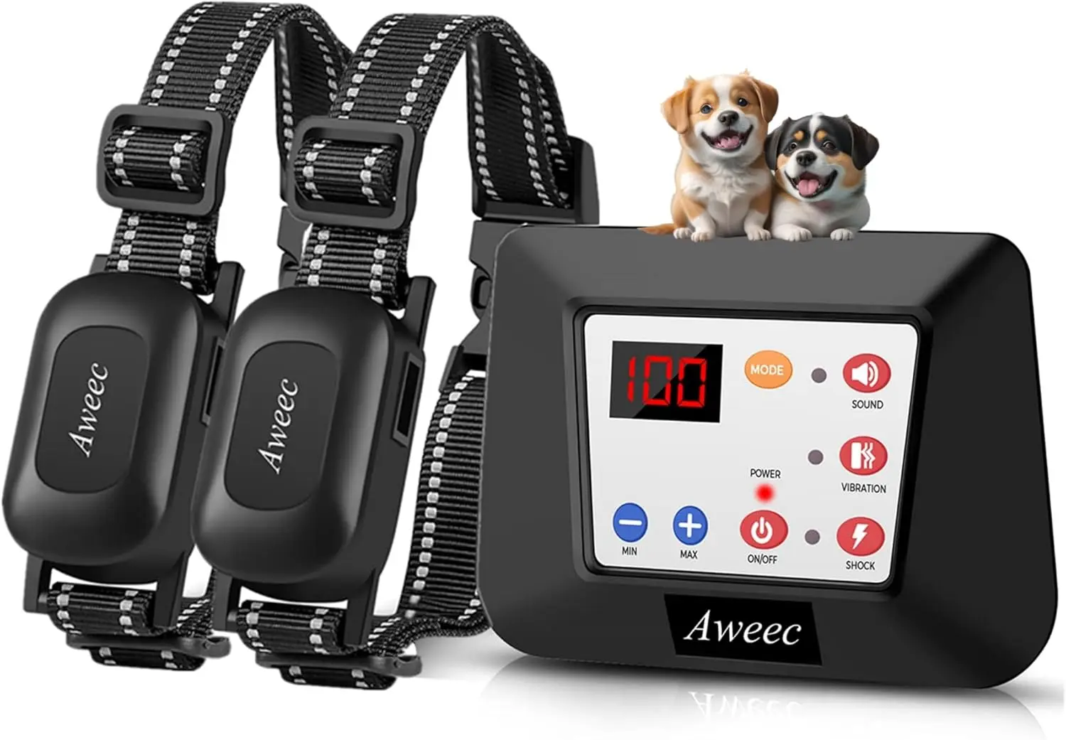

Wireless Dog Fence, Electric Fence for Dog & Training Collar with Remote, Wireless Dog Boundary Containment System