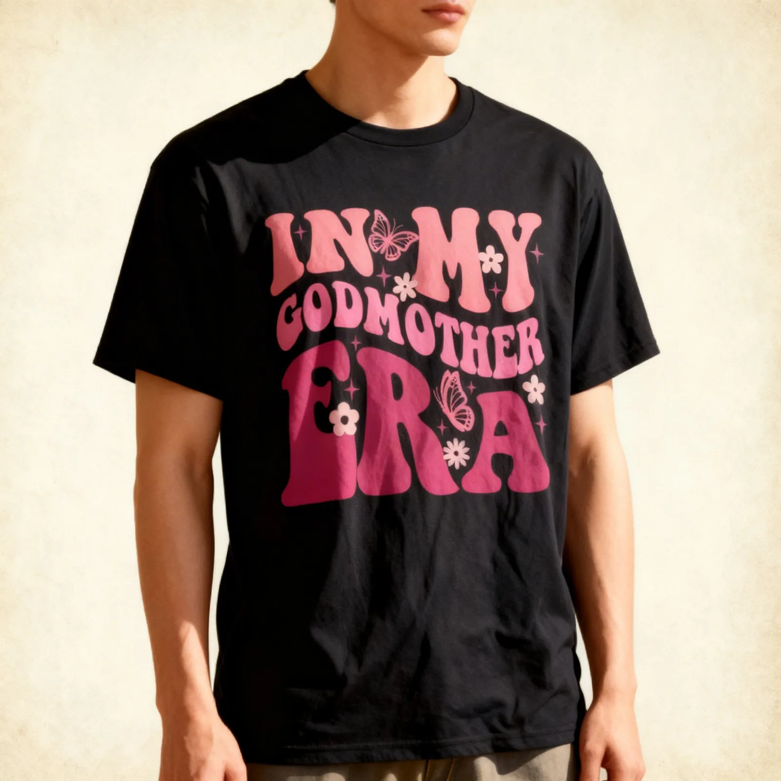 In My Godmother Era Retro Godmom Mother Proposal T-Shirt