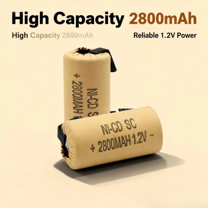 Batería recargable Ni-Cd de 2800mAh para herramientas eléctricas Makita, Bosch, Hitachi y DeWalt, batería para destornillador, 1,2 V, alta calidad