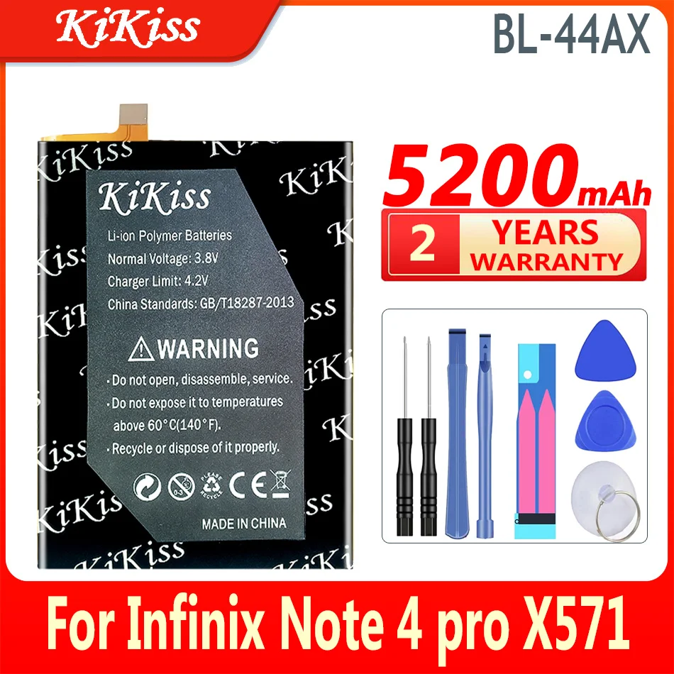 KiKiss Powerful Battery BL-44CX BL-49FX BL-44AX BL-39IX For Infinix X687/Zero 8/8i CE9 Hot 8 9 Note 4/5 pro Spark 5 Pro X655