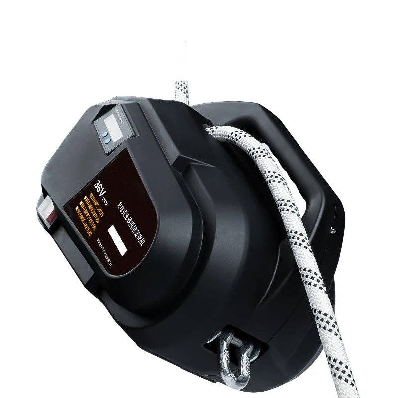 

Ascender 36v Lithium Battery Powered Electric Building Rope Climbing 300kg Capacity for Drywall Panel Hoisting Cable Sling for