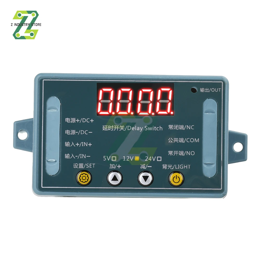 Multifunction Delay Relay Timer Switch Time Relay Switch 0.1S~999Min Adjustable LED Display For Water Pump Control Motor Control