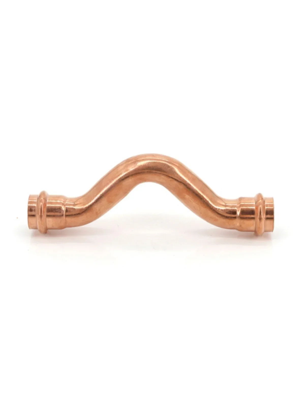 

15/22mm Copper End Feed Elbow Welding Pipe Fitting Air Condition Refrigeration double crush V type